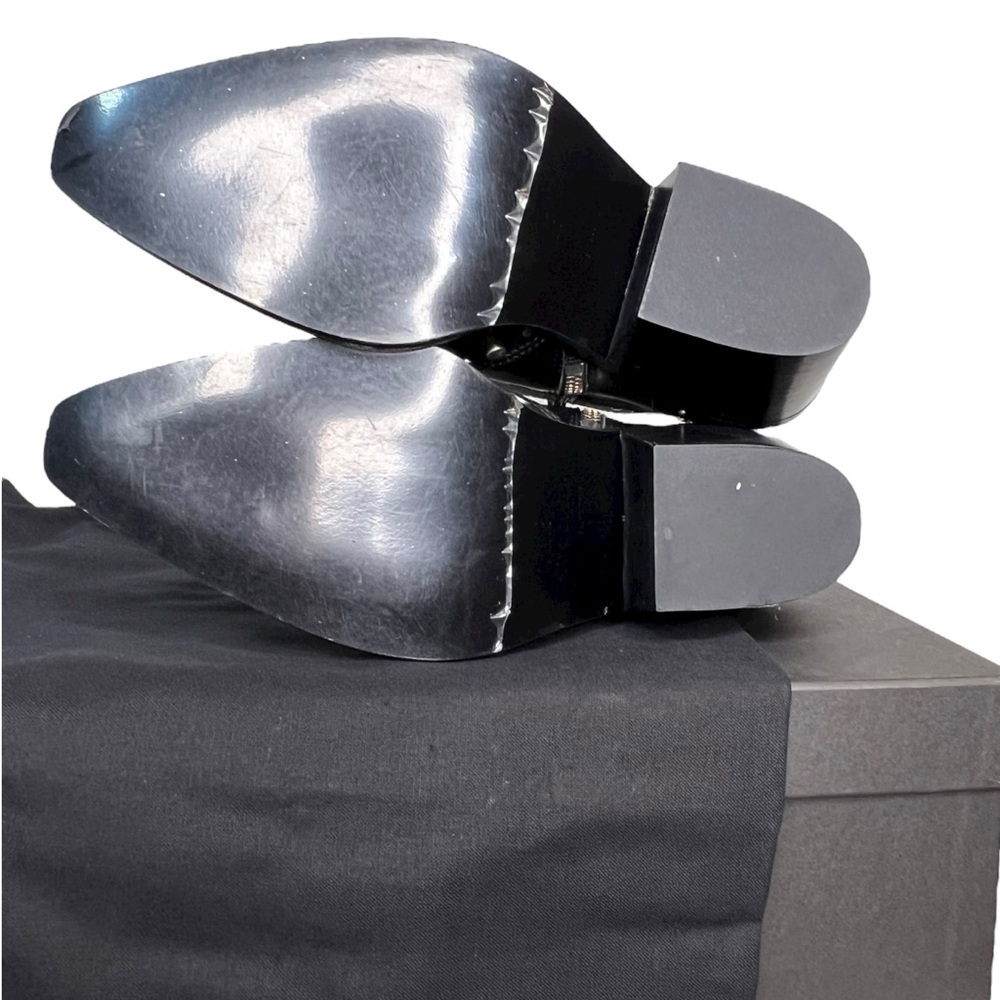 The Kooples Women’s Leather Santiag Studded Black Ankle Booties FR37 US 6 nwt - Picture 7 of 11